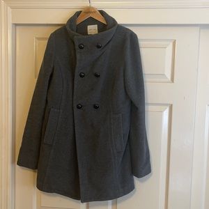 Silence and noise grey dad coat